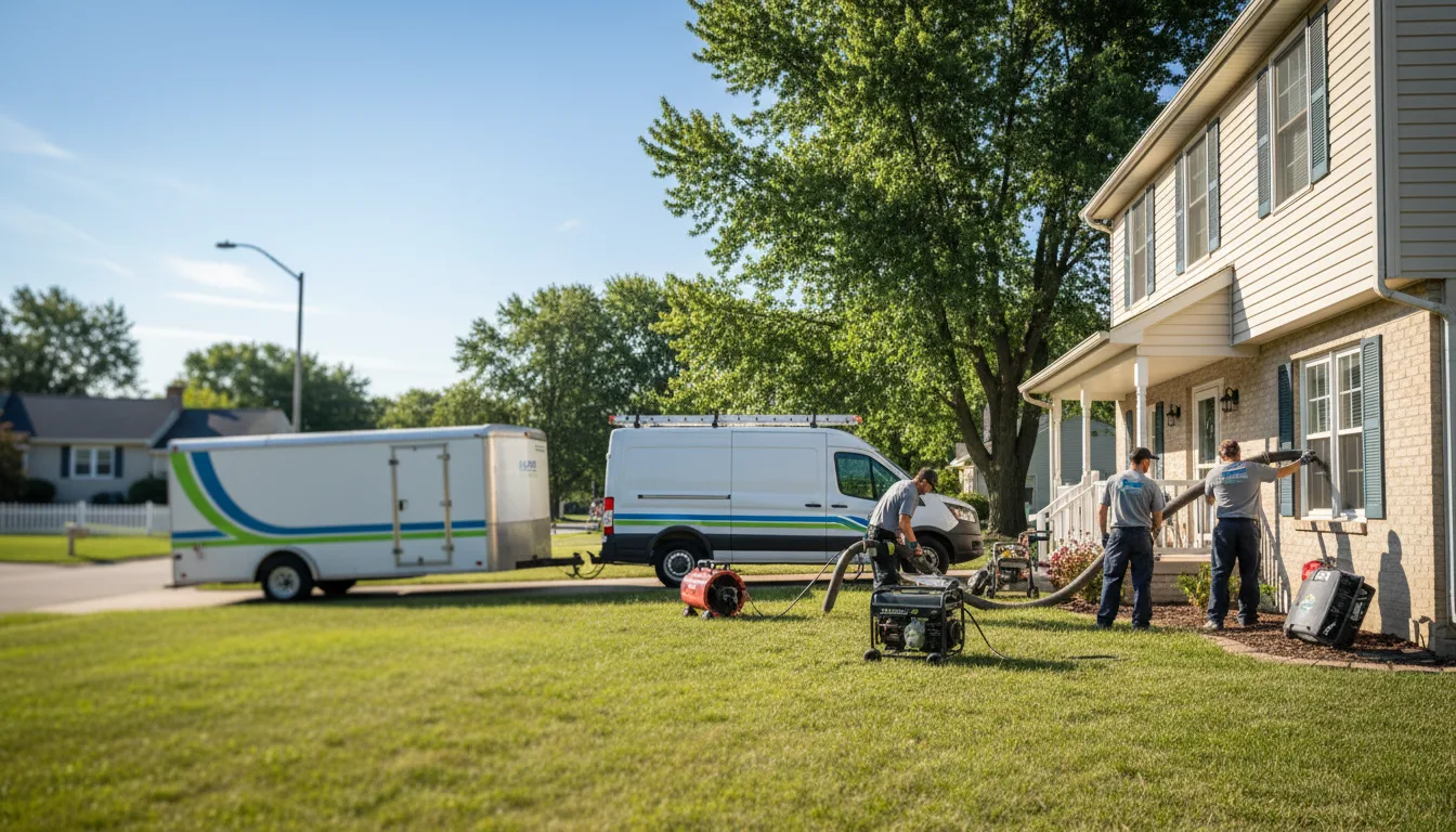 Flooded Basement Restoration And Cleanup With Repair in Payne, OH near me